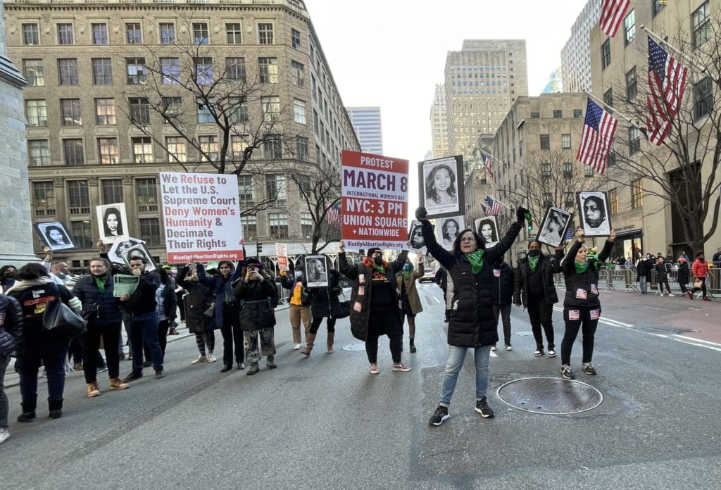 international women's day march