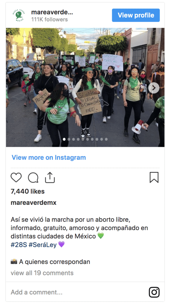 mexico abortion protests